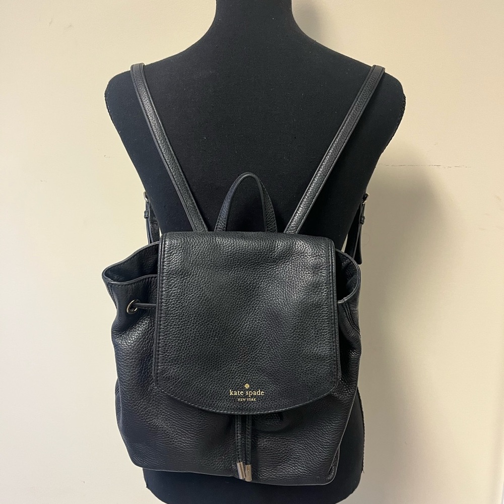 Kate Spade Black Backpack